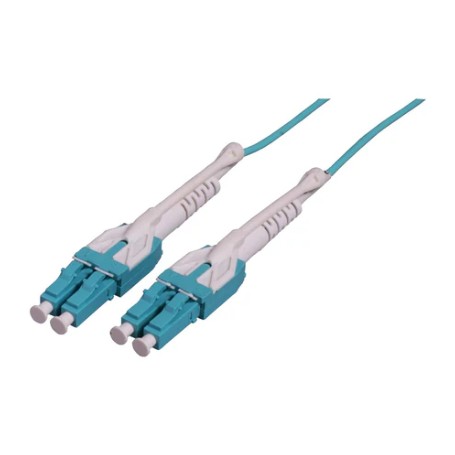 Intellinet 752565 Fiber Optic Patch Cable 2 m LC to LC UPC OM4 Multimode (752565)
