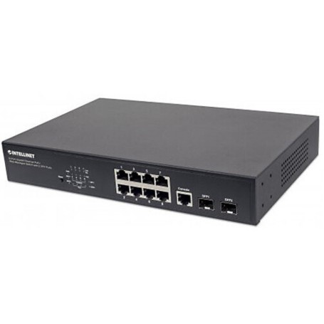 INTELLINET 562324 Outdoor 10-Port L2 Fully Managed PoE Switch (562324)