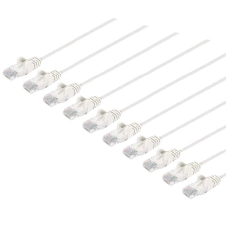 INTELLINET 744577 Cat6 U UTP Slim Network Patch Cable White (744577)