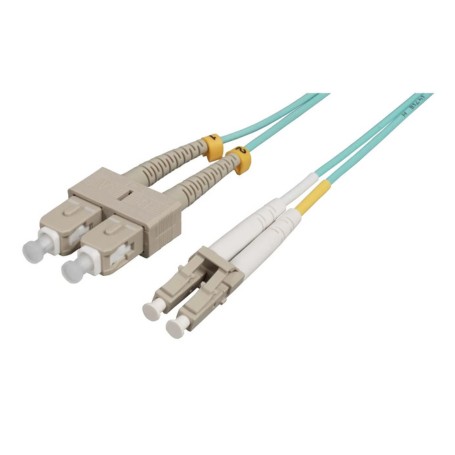 Intellinet 752350 1 m LC to SC UPC OM4 Duplex Fiber Patch Cable (752350)